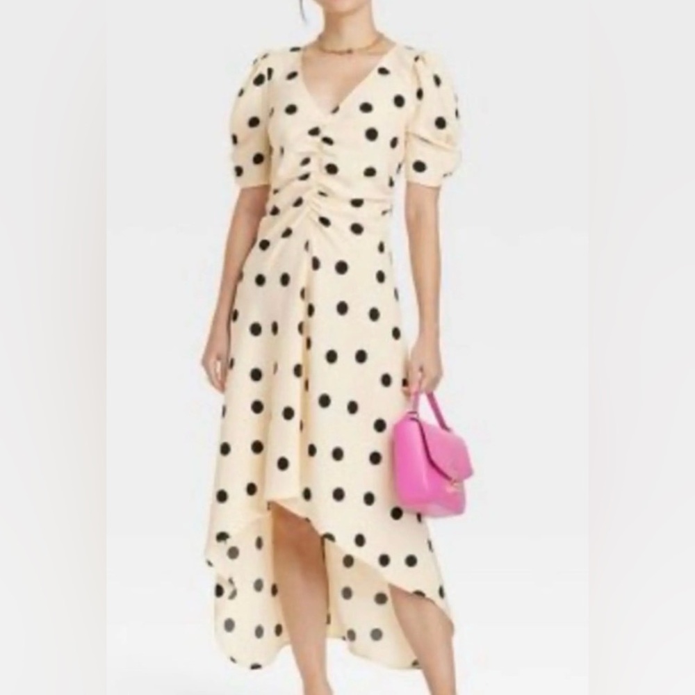NWT - A new day polka dot dress